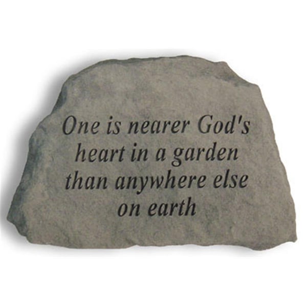 Kay Berry One Is Nearer Gods Heart In A Garden - Garden Accent - 6.5-in. x 4.5-in. x 1.5-in. KA313437 - main